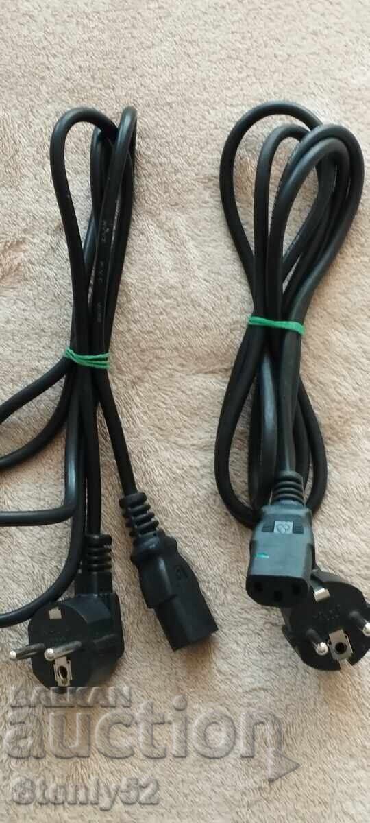 2 buc. cabluri de alimentare pentru aparate 220 V