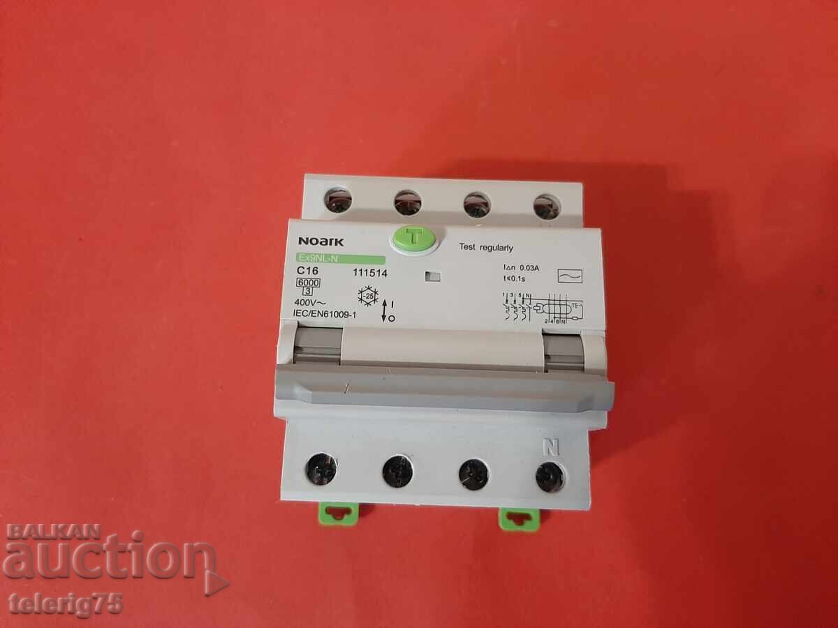 Трифазна Комбинирана Дефекто Токова Защита NOARC ,16A,30mA