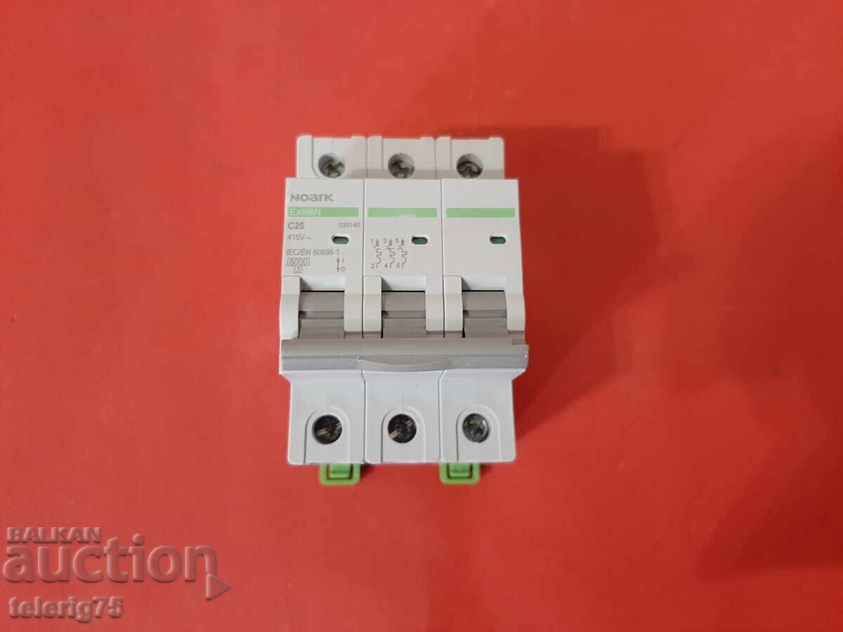 Τριφασικός Αυτόματος Διακόπτης NOARC Ex9BN,C25A-100145 Τριφασικός Αυτόματος Διακόπτης NOARC Ex9BN,C25A-100145