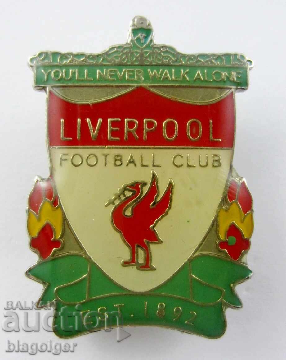 Old Football Badge-Liverpool FC-England Football με τιμή 16.99 BGN | € 8.69