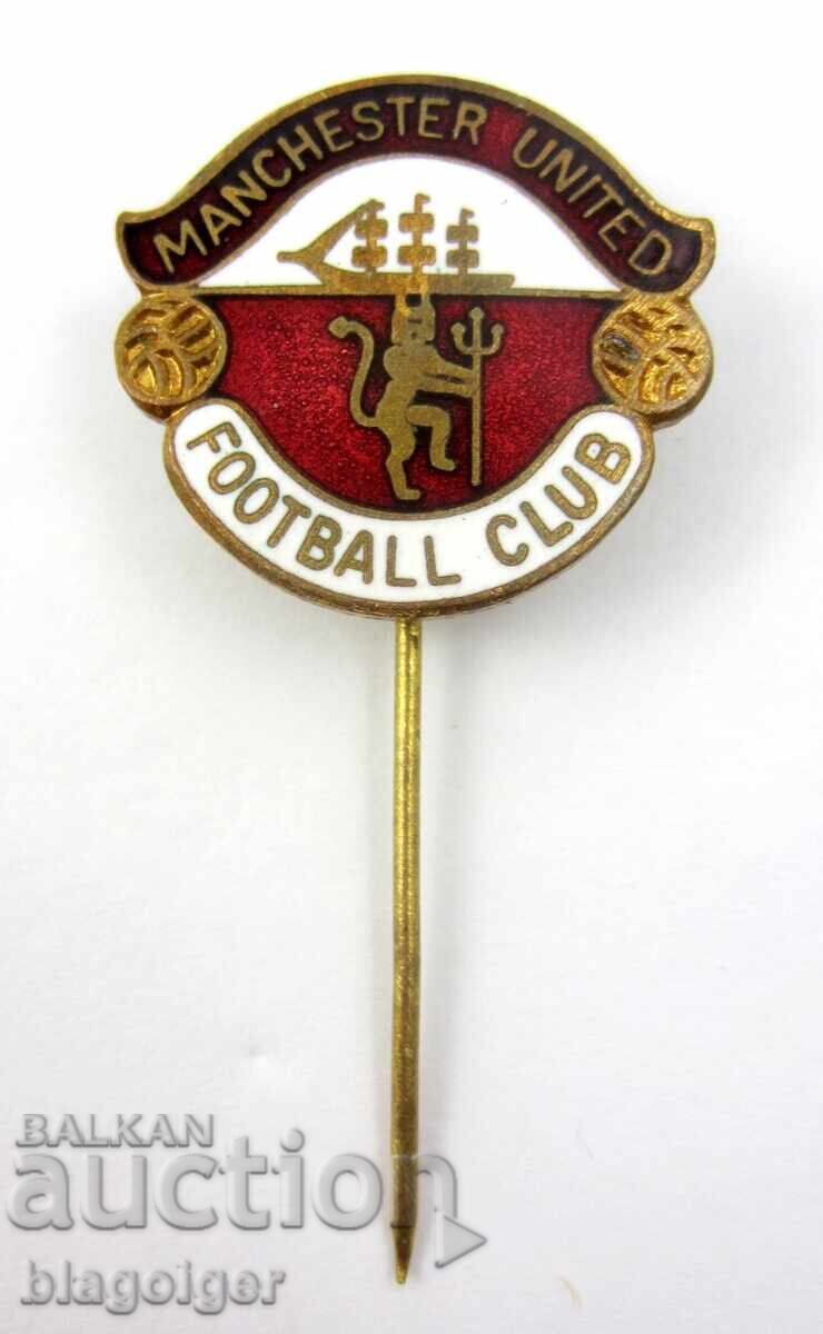 Auction  Old Football Badge - FC Manchester United - The Red Devils