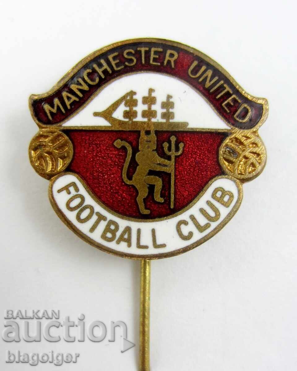 Old Football Badge - FC Manchester United - The Red Devils