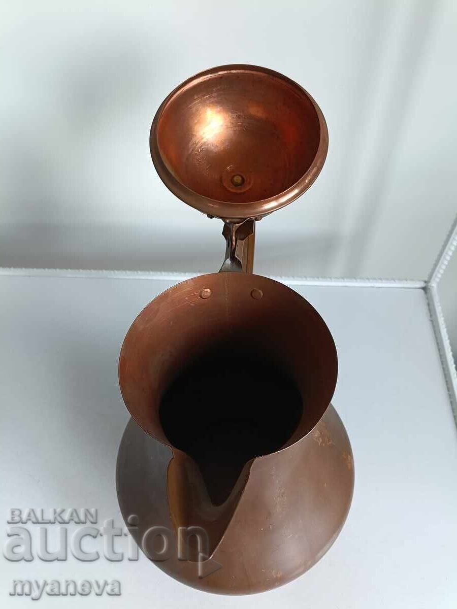 Copper teapot, water jug, tea or coffee - 5