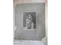 Παλιά φωτογραφία σε χαρτόνι γυναίκας