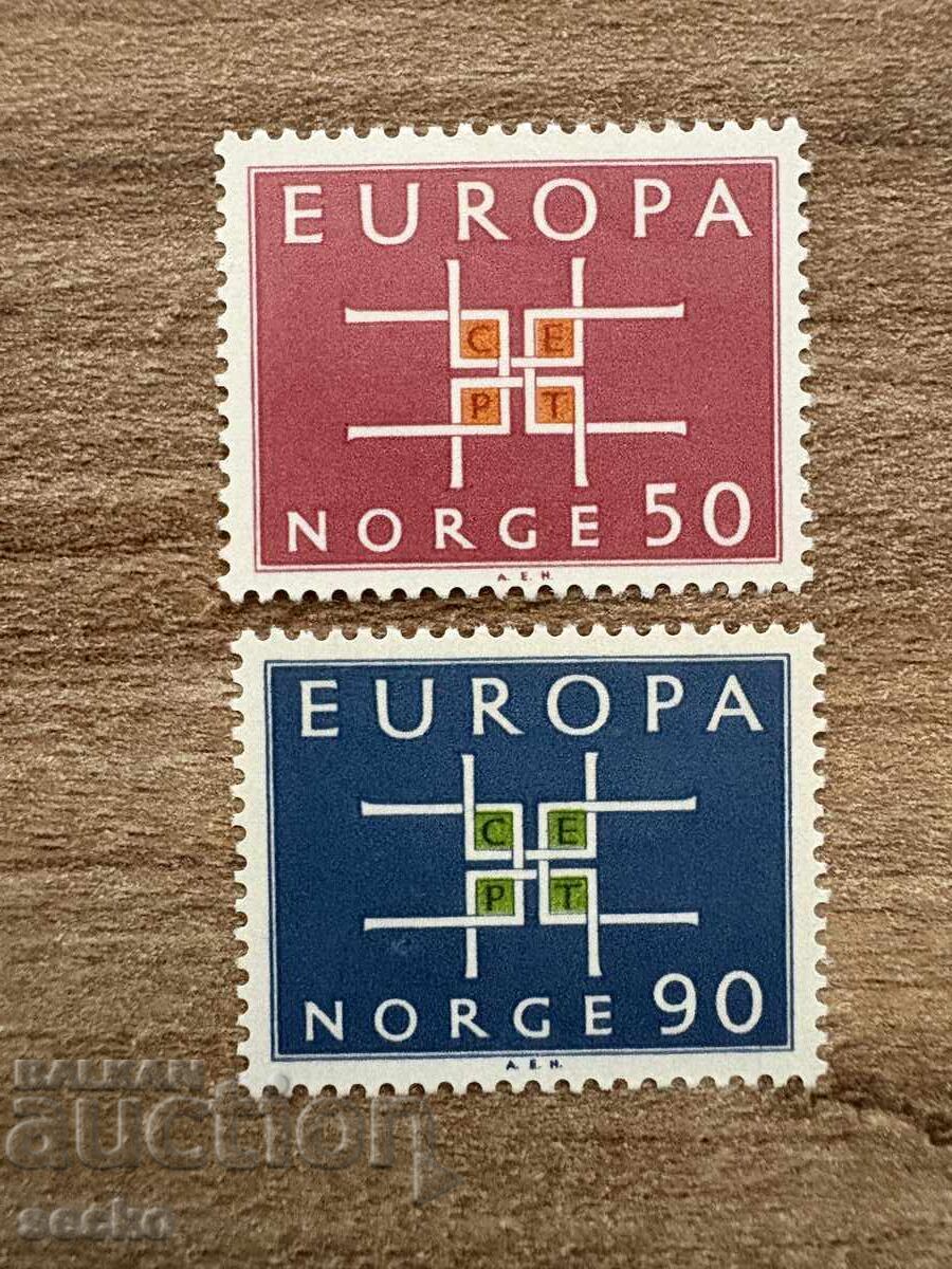 Norway - Europe Stamps (1963) MNH