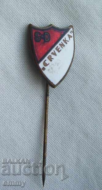Σήμα ποδοσφαίρου - SD Crvenka, αθλητικός σύλλογος, Γιουγκοσλαβία. Email