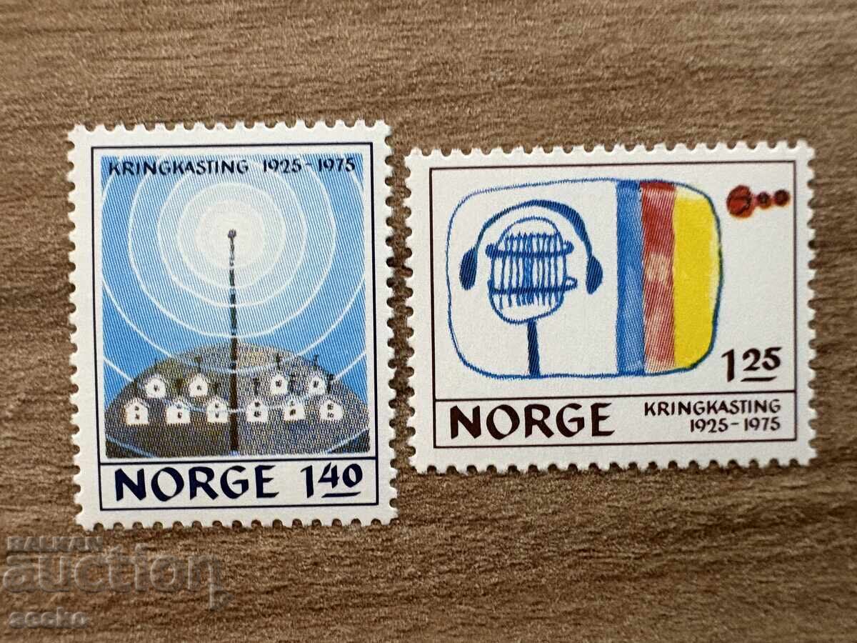 Νορβηγία - 50 γρ. νορβηγικής ραδιοφωνικής εκπομπής (1975) MNH