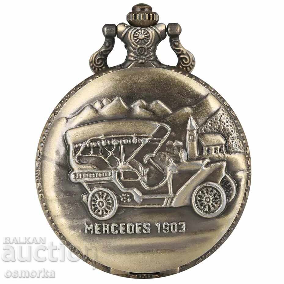 New Pocket Watch Mercedes 1903 Mercedes Benz old timer