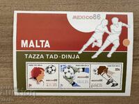 Malta - FIFA World Cup, Mexico... (1986) MNH