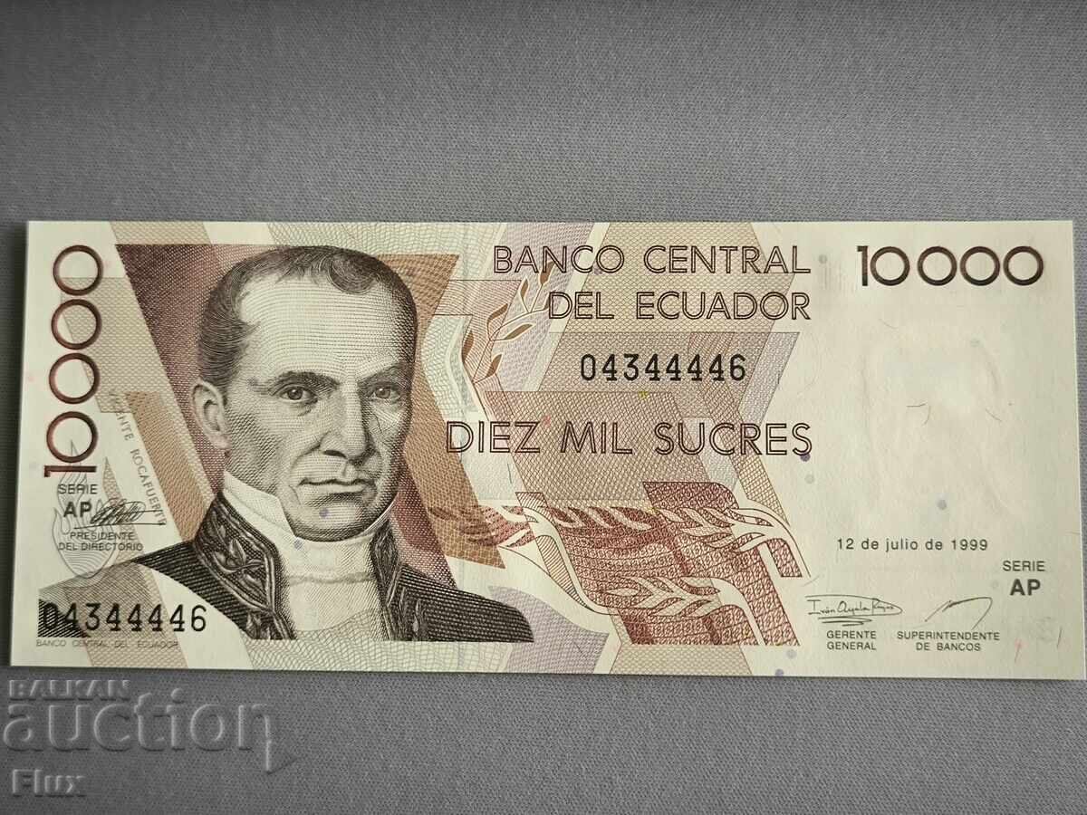 Bancnota - Ecuador - 10000 sucres UNC | 1999