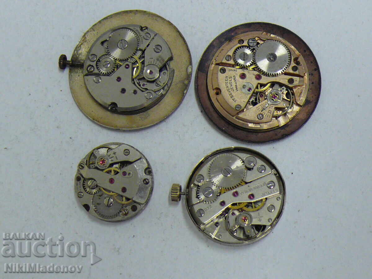 Delivery of Lot of Swiss mechanisms, non-working Delivery of Lot of Swiss mechanisms, non-working