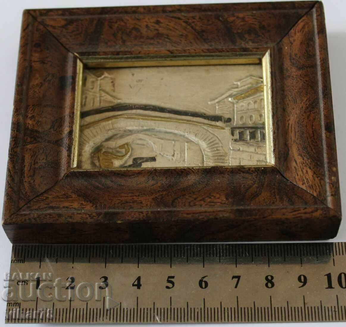 Аукцион Малка сребърна картина-Венеция