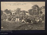 Balkan War - Volunteers at a bivouac