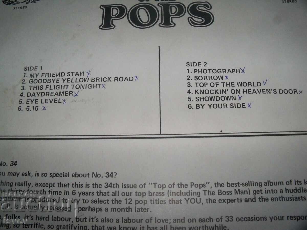 Licitație Top Of The Pops Volumul 34. SHM840