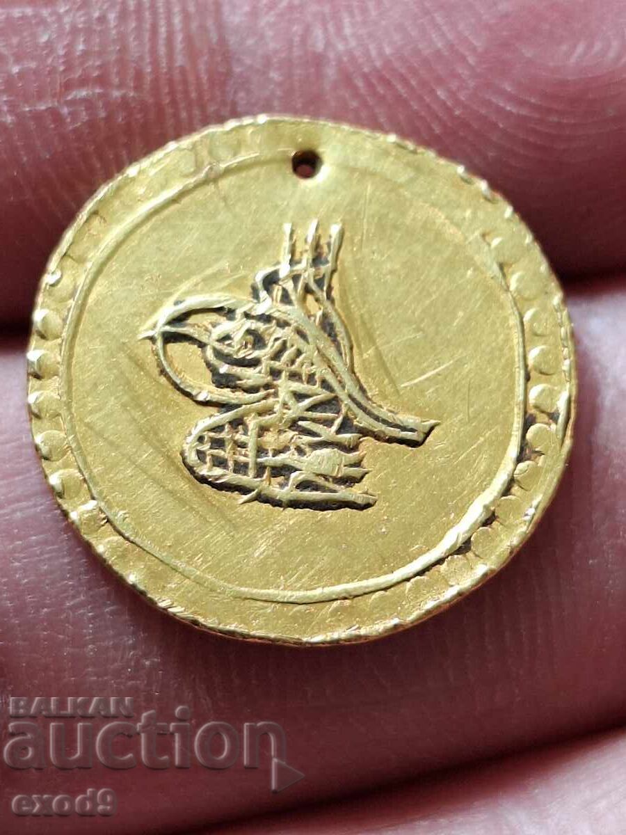 Рядка златна монета, 1 Findik, Фъндък 1187 / 16 Рядка златна монета, 1 Findik, Фъндък 1187 / 16