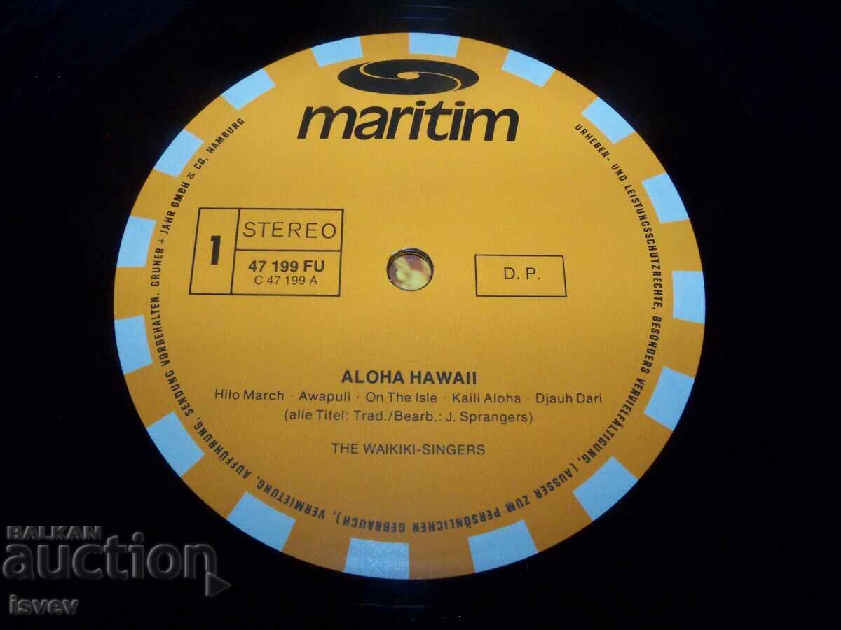 The Waikiki-Singers – Aloha Hawaii. 47 199 FU - 5