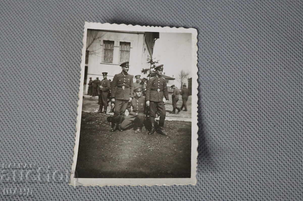 1943 Fotografie militară soldați uniformă de paradă