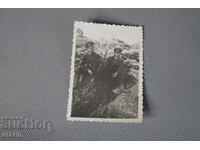 1943 Military Photo Soldiers Uniform Rifle Bayonet