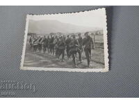 1943 Military Photo of a Group of Soldiers, Photo by Ruychev, Sofia