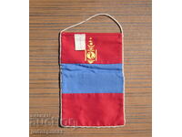 Μογγολική σημαία για διεθνείς συναντήσεις από την εποχή του κομμουνισμού