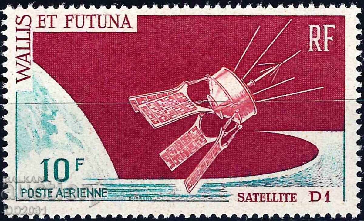Wallis and Futuna 1966 - Space Satellites MNH