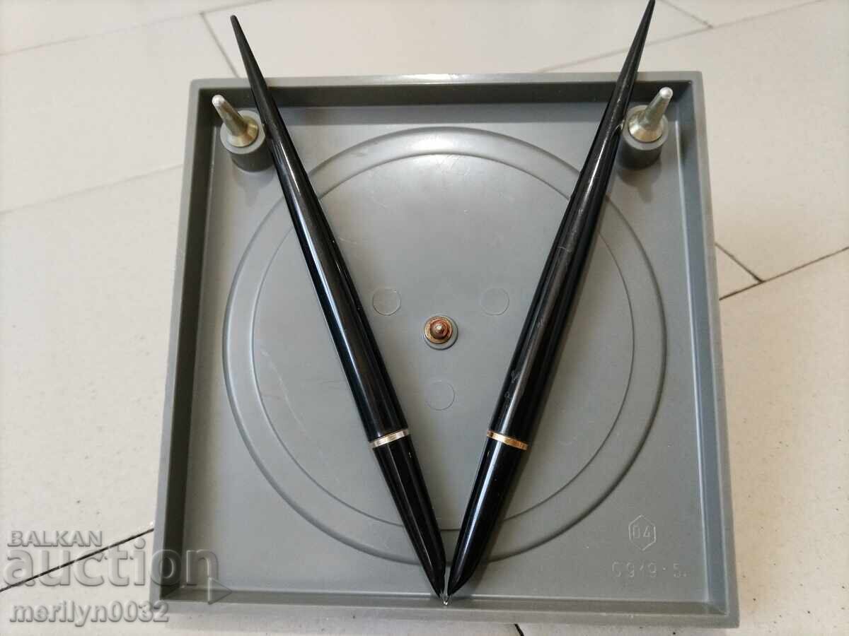 Pen holder pen thermometer calendar Moscow USSR - 5