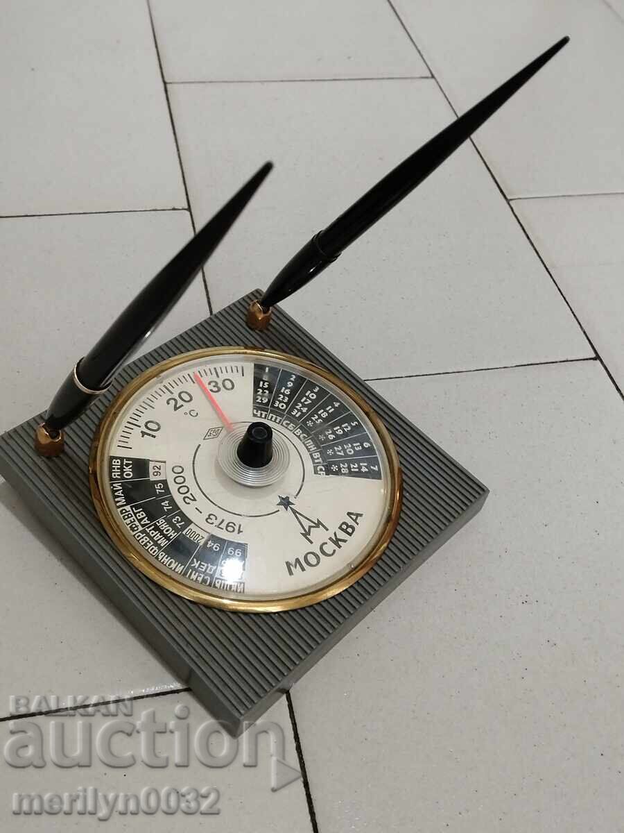 Pen holder pen thermometer calendar Moscow USSR