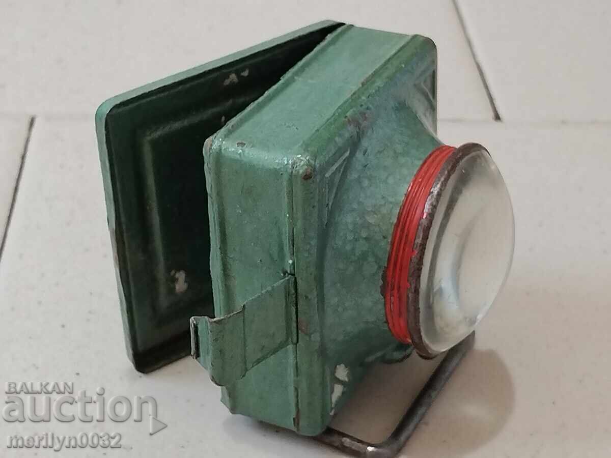 Παράδοση Παλαιός ΓΕΡΜΑΝΙΚΟΣ στρατιωτικός φανός φακού προβολέας WW1 WW2