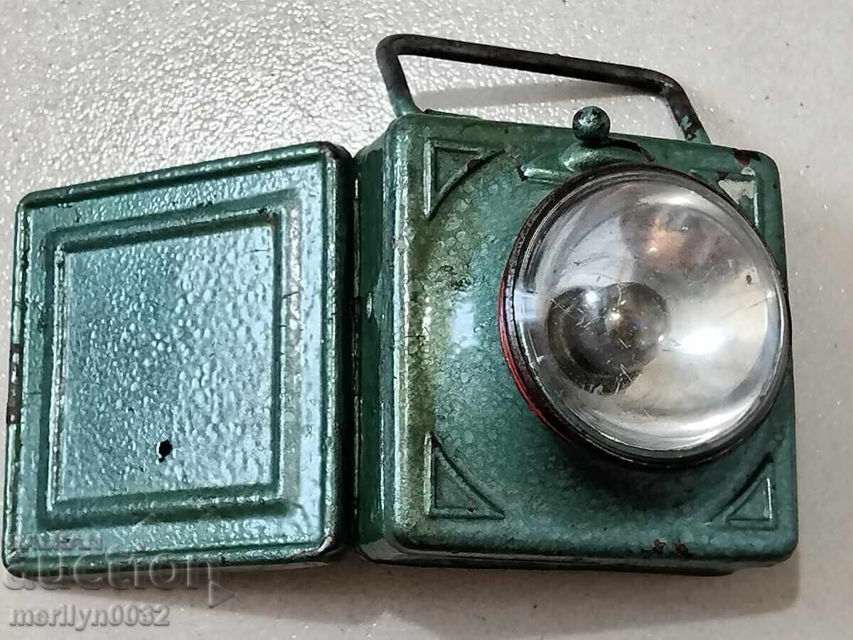 Παλαιός ΓΕΡΜΑΝΙΚΟΣ στρατιωτικός φανός φακού προβολέας WW1 WW2 - 6