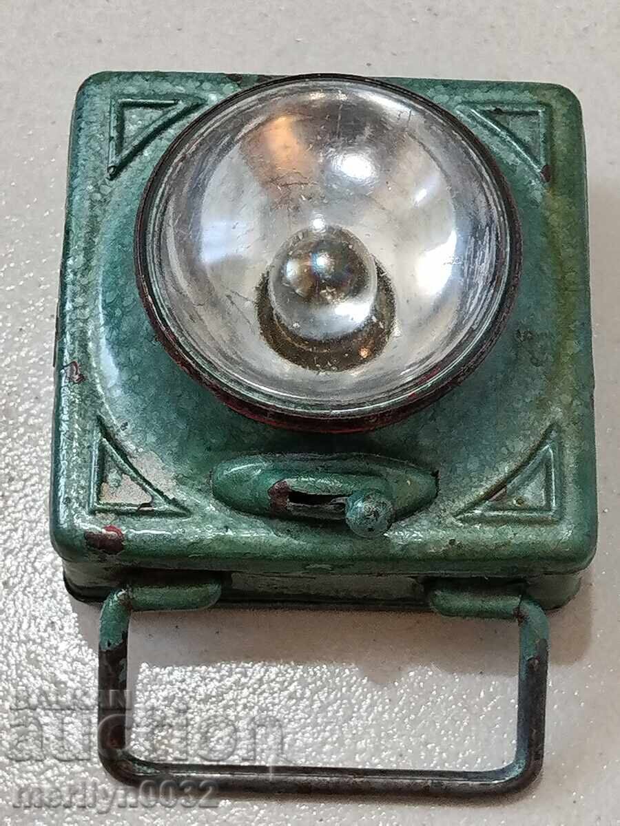 Παλαιός ΓΕΡΜΑΝΙΚΟΣ στρατιωτικός φανός φακού προβολέας WW1 WW2 - 7