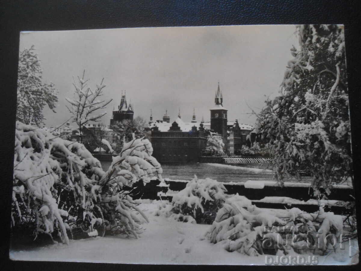 Carte poștală veche, PRAHA, 5.02.63 g