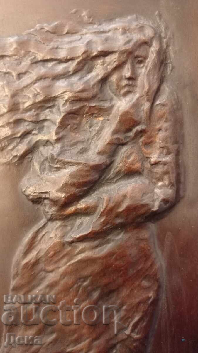 Relief din cupru - Simbolism bulgar 1915 - 7