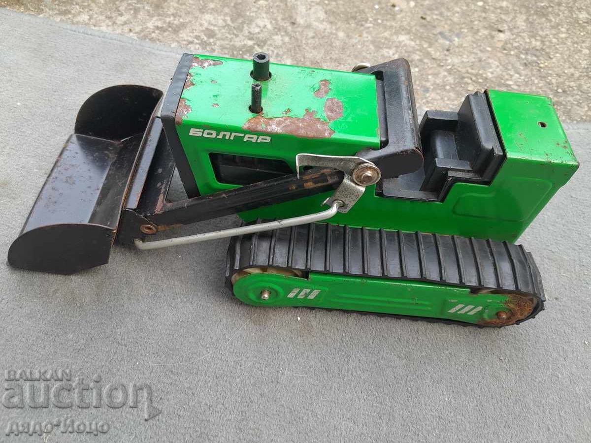 Old SOC Sheet Metal Toy Bulldozer BULGAR with price 70.00 BGN | € 35.79