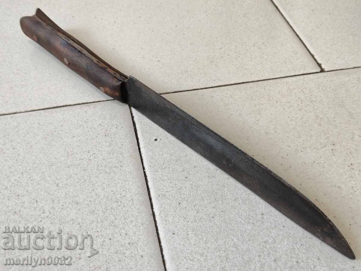 Cuțit de cioban fără teacă, mânere din corn de bivol - 5 Cuțit de cioban fără teacă, mânere din corn de bivol - 5