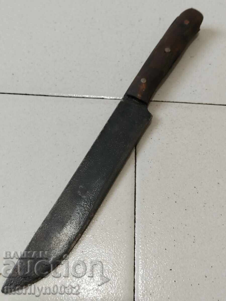 Cuțit de cioban fără teacă, mânere din corn de bivol Cuțit de cioban fără teacă, mânere din corn de bivol