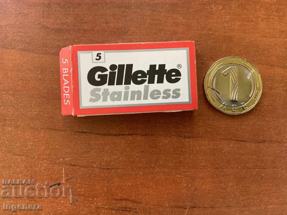 RAZOR BLADES FOR COLLECTORS - NEW - PACK OF 5 PCS