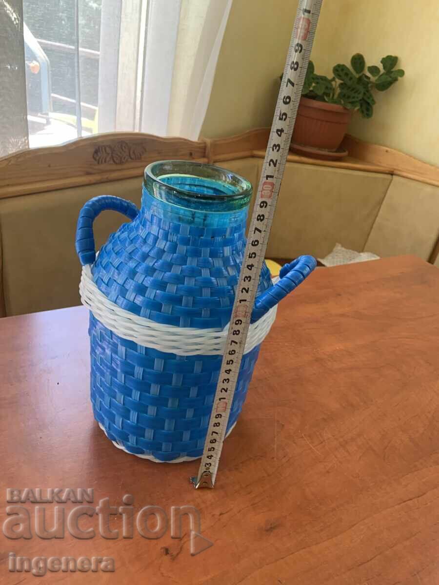 Доставка на БУРКАН СТЪКЛО ПЛЕТЕН ОТ СОЦА ЗА ТУРШИЯ-4 ЛИТРА