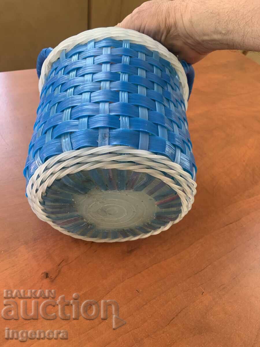 БУРКАН СТЪКЛО ПЛЕТЕН ОТ СОЦА ЗА ТУРШИЯ-4 ЛИТРА - 5