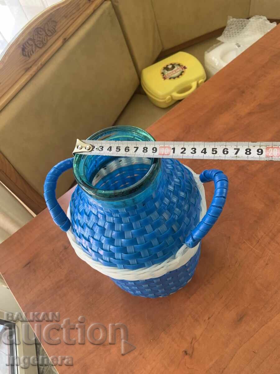 БУРКАН СТЪКЛО ПЛЕТЕН ОТ СОЦА ЗА ТУРШИЯ-4 ЛИТРА - 6