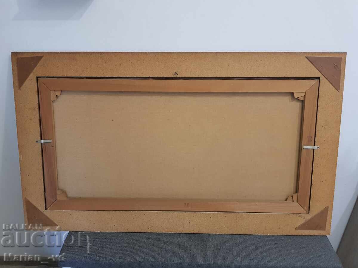 Tablou vechi ulei/pânză, semnat - 7