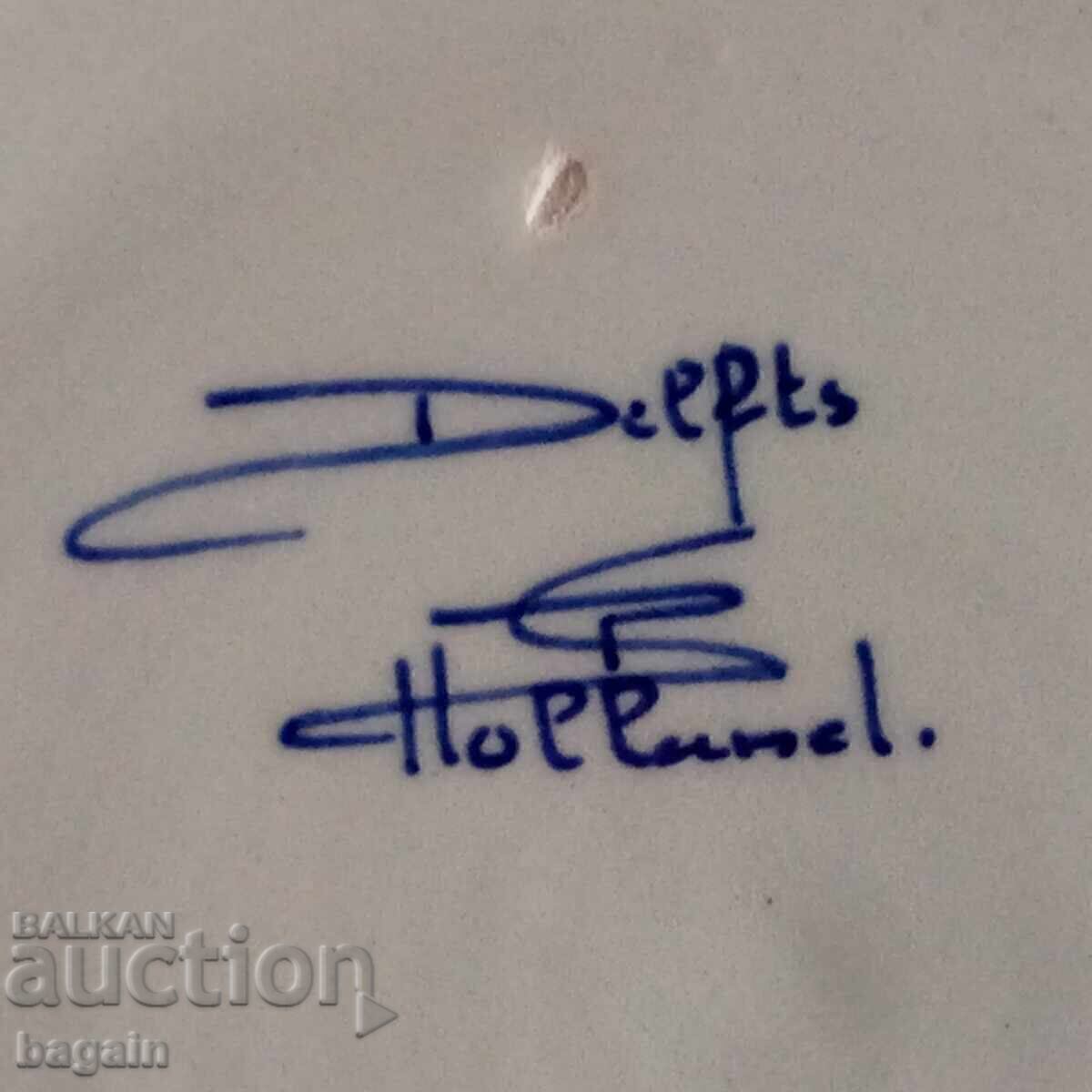 Delivery of Unique plate, Delft