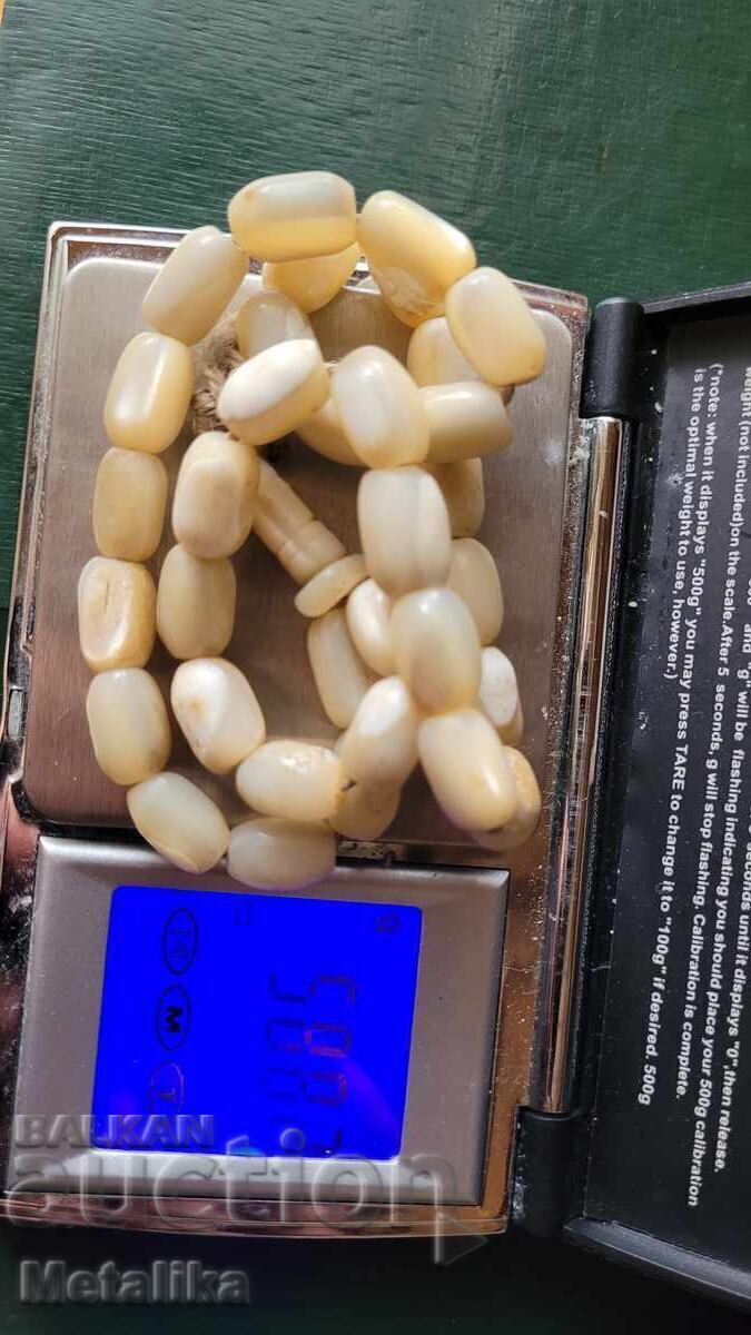 Стара седефена броеница с цена 290.00 лв. | € 148.27