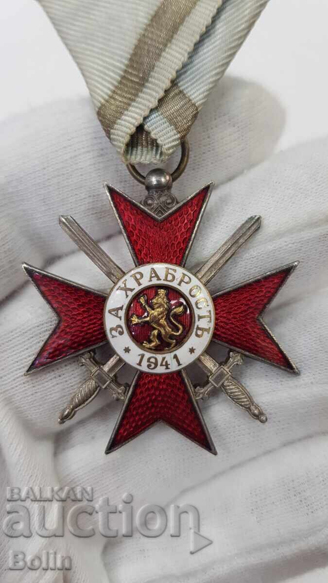 Auction  Rare Royal Order of Courage 1941 Boris III