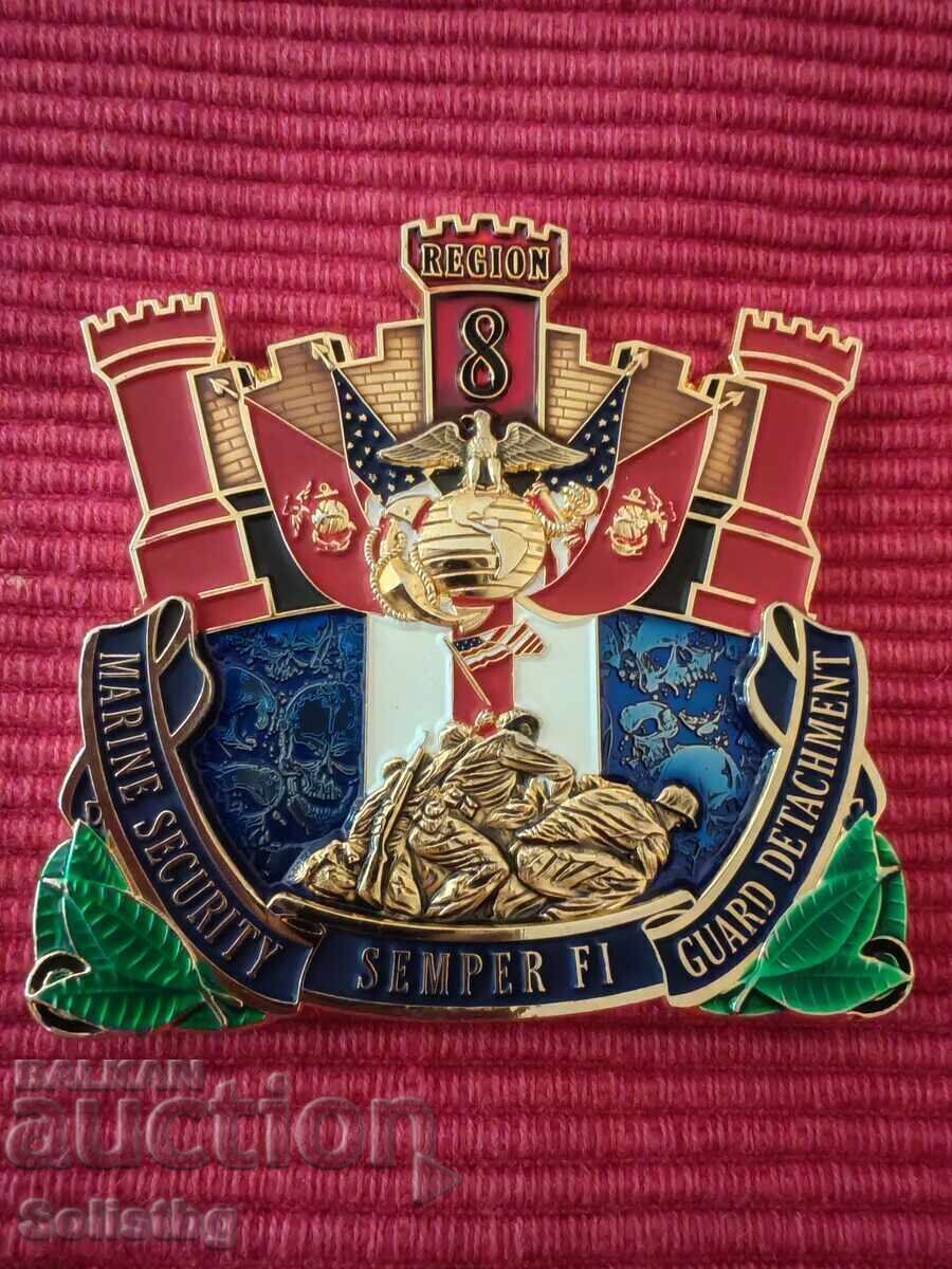 USMC MSG Sofia Bulgaria Marine Security Guard Detachment Challenge with price € 184.07 | 360.01 BGN