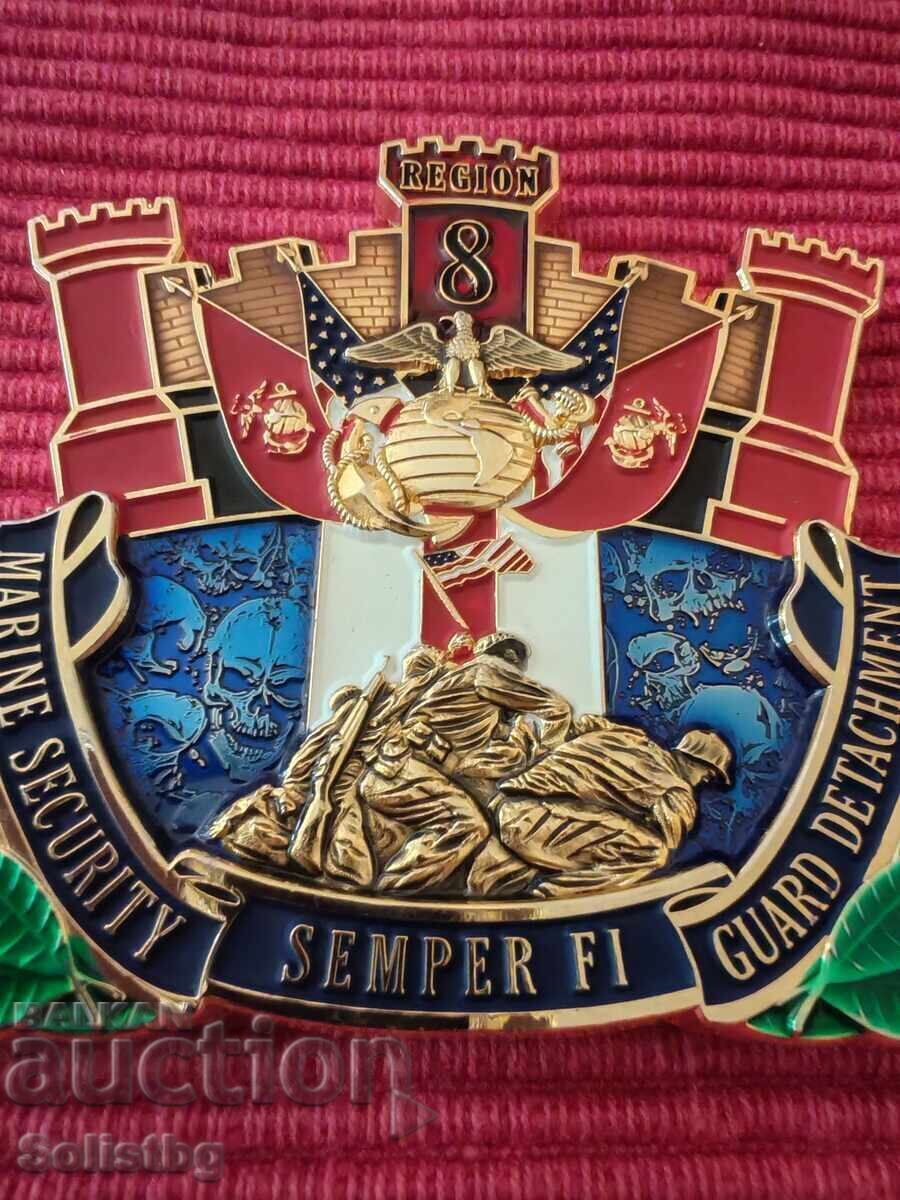 USMC MSG Sofia Bulgaria Marine Security Guard Detachment Challenge - 7