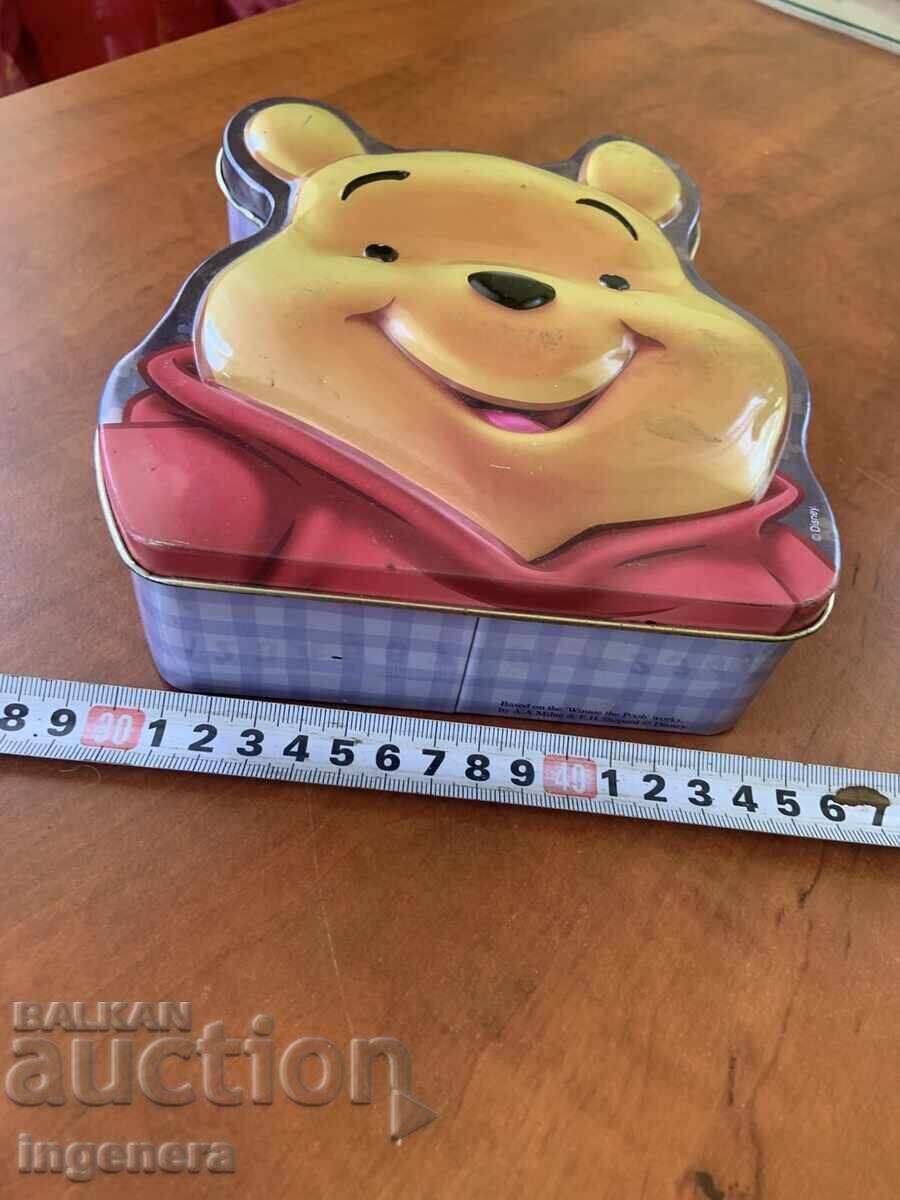METAL BOX CHILD DISNEY WINNIE THE POOH with price 9.00 BGN | € 4.60
