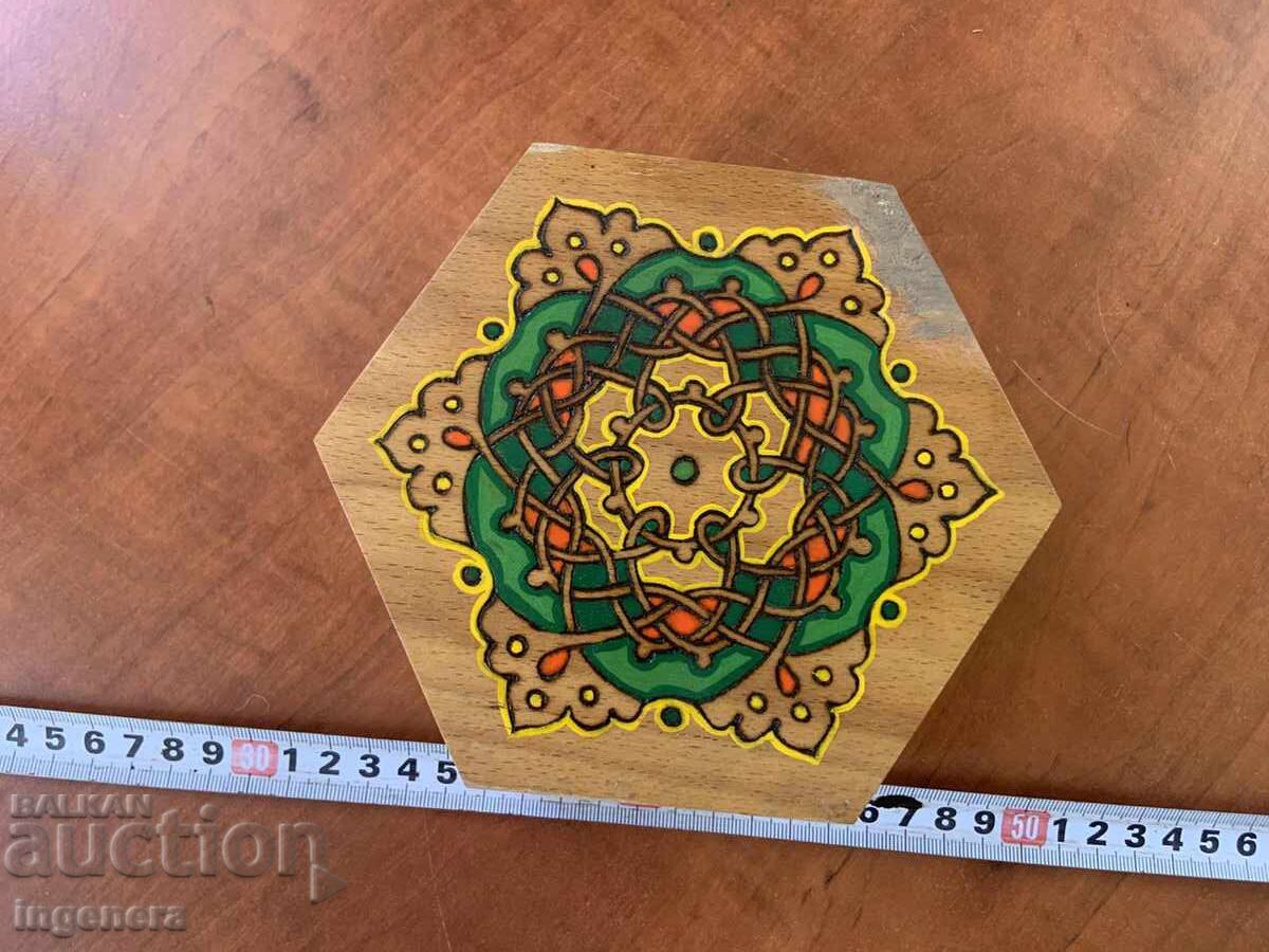 Auction BOX WOOD PYROGRAPH DRAWING ANTIQUE FROM SOCA MOSTRA Auction BOX WOOD PYROGRAPH DRAWING ANTIQUE FROM SOCA MOSTRA