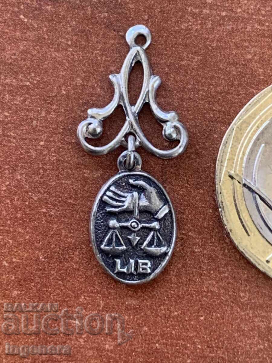 MEDALION PENDANT DE BIJUTERIE SUVENIR DIN ANII 80 AI SECOLULUI ULTIMUL