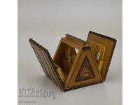 Old wooden cigarette box #5975