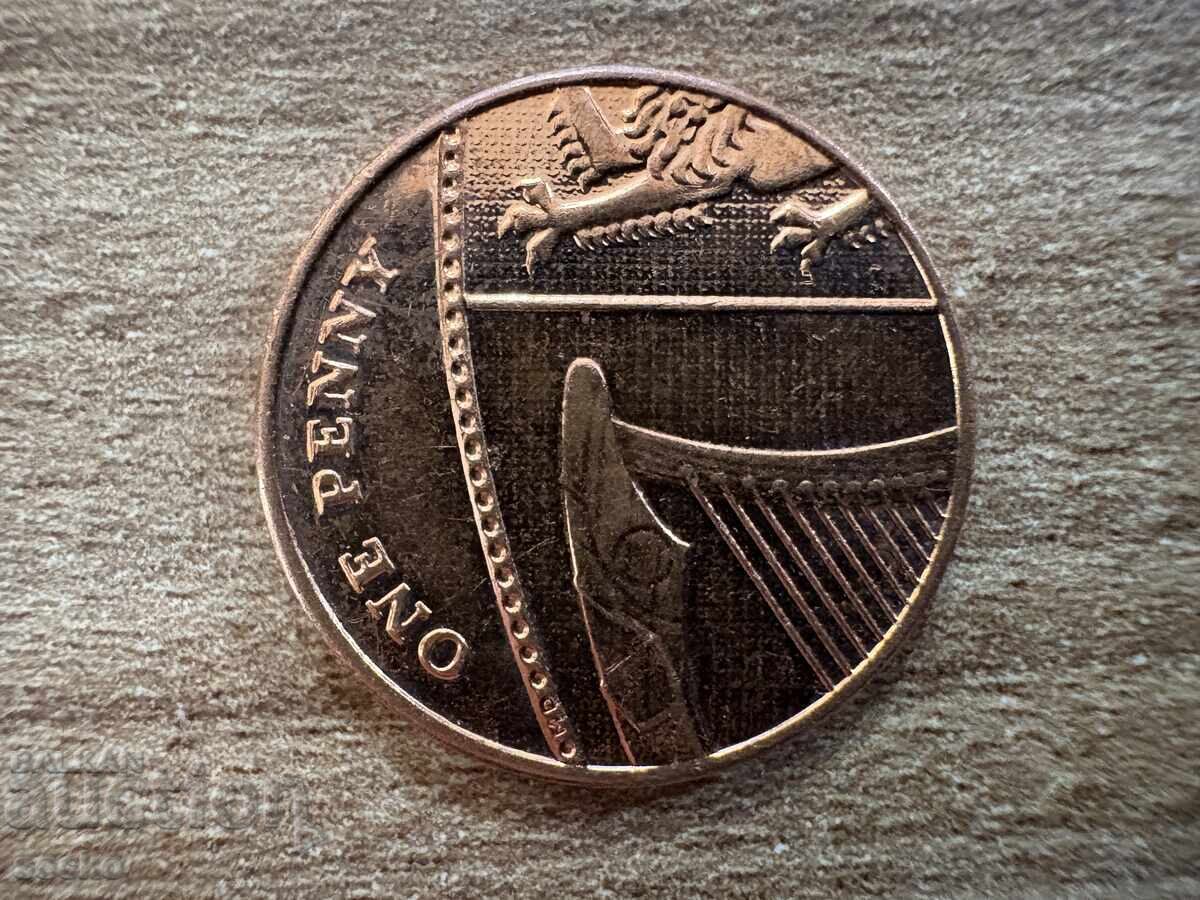 Великобритания - 1 пени (2013)